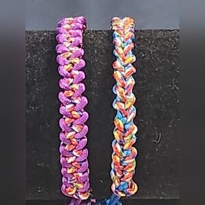 Vibrant Multicolor Kids Braided Friendship Bracelets